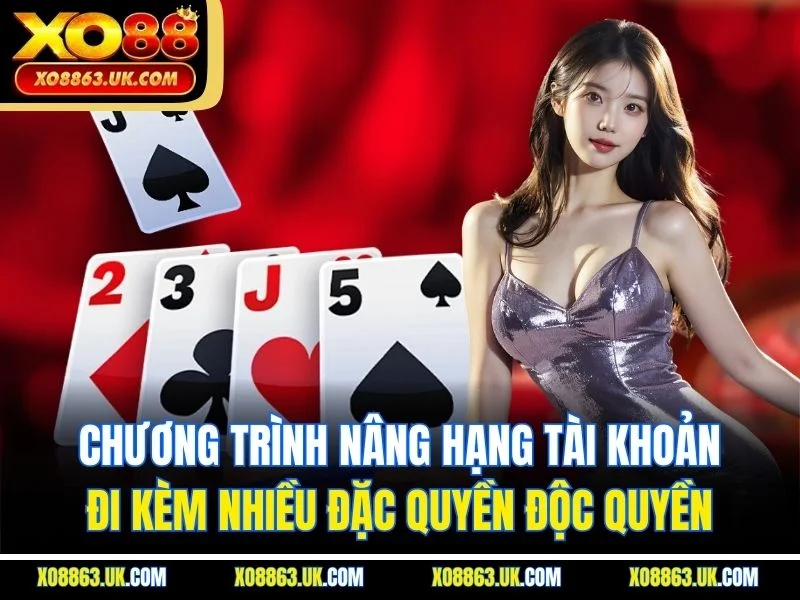 Chương trình nâng hạng tài khoản đi kèm nhiều đặc quyền độc quyền